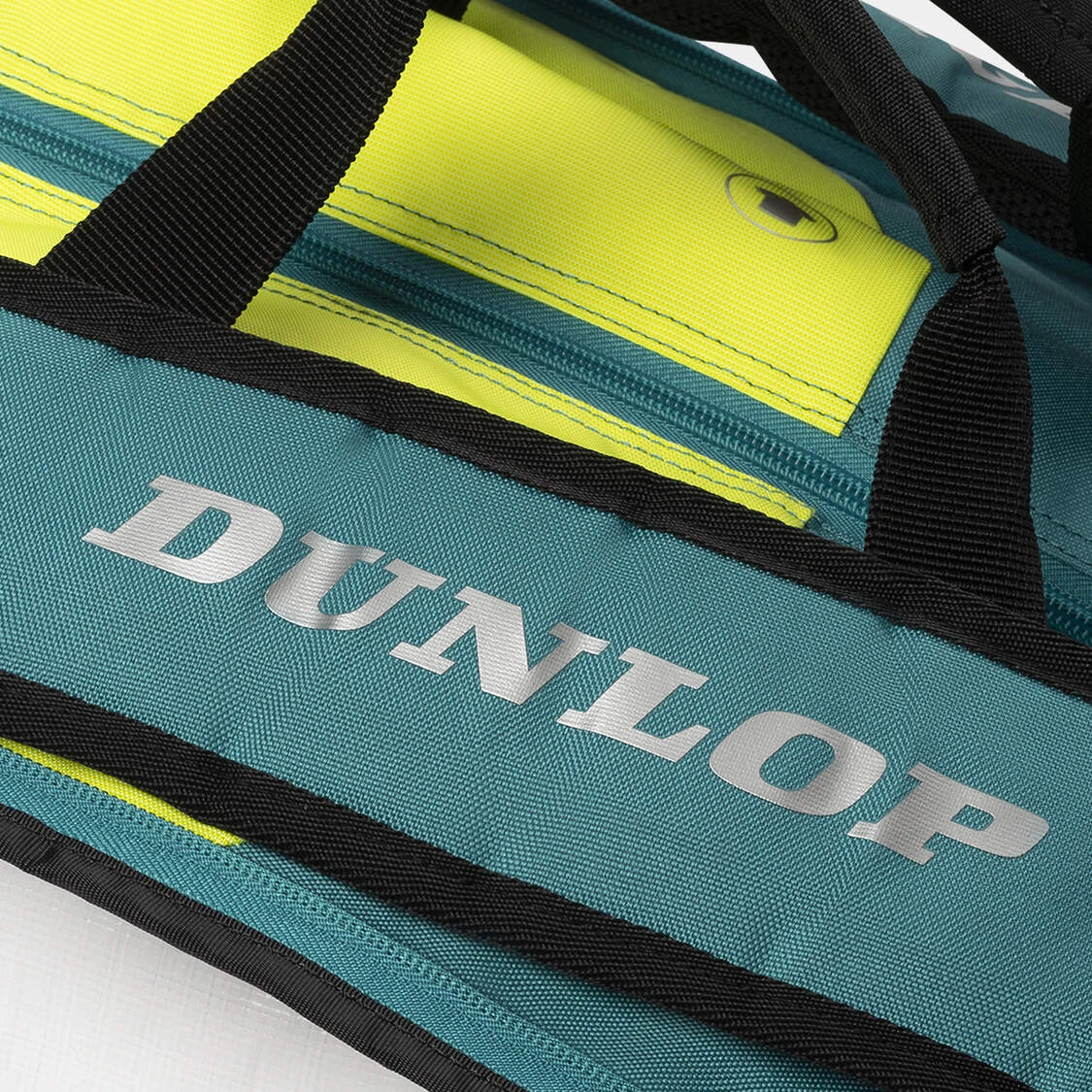 Dunlop SX Performance 12 Racket Bag – Teal / Black / Yellow – Bild 3