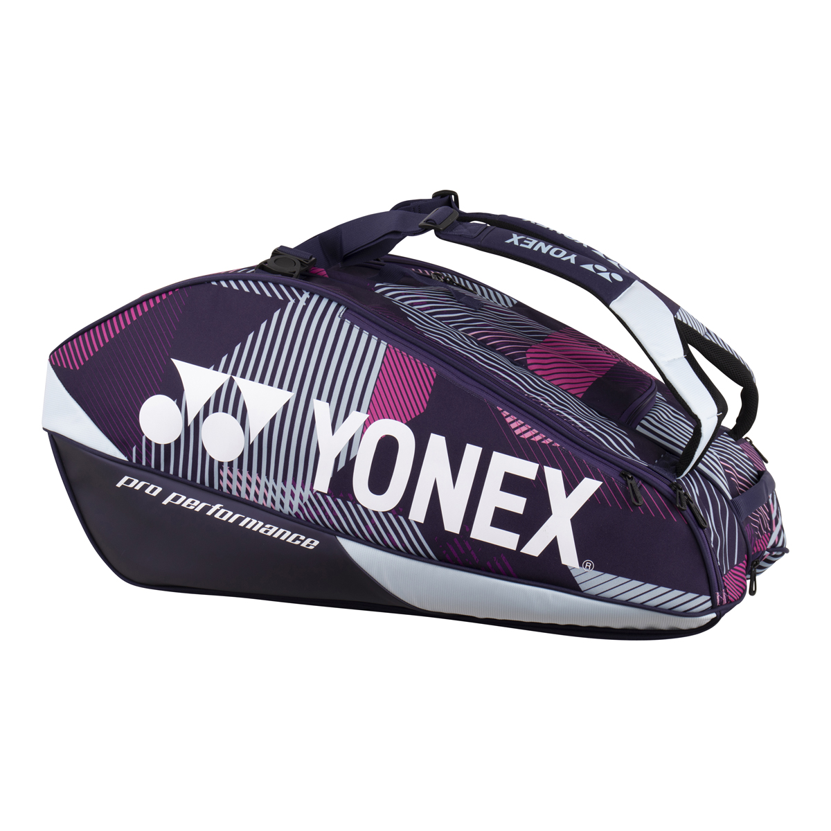 YONEX PRO RACQUET BAG 9 PCS – Grape – Bild 2